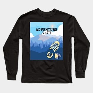 Adventure Awaits Long Sleeve T-Shirt